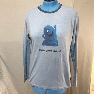 Movie swag! Adorable Monsters vs Aliens shirt